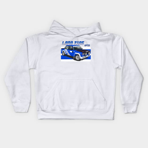 Lada 2105 VFTS Kids Hoodie by PjesusArt